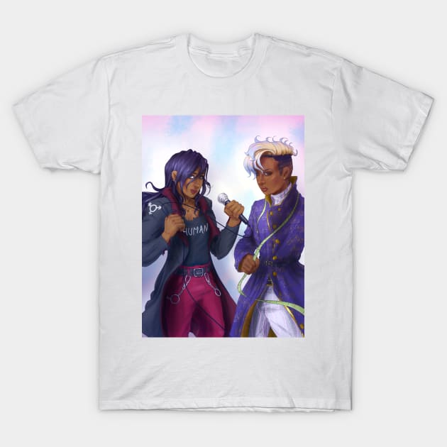 Sage and AJ from He's My Celebrity Crush T-Shirt by RiverKai